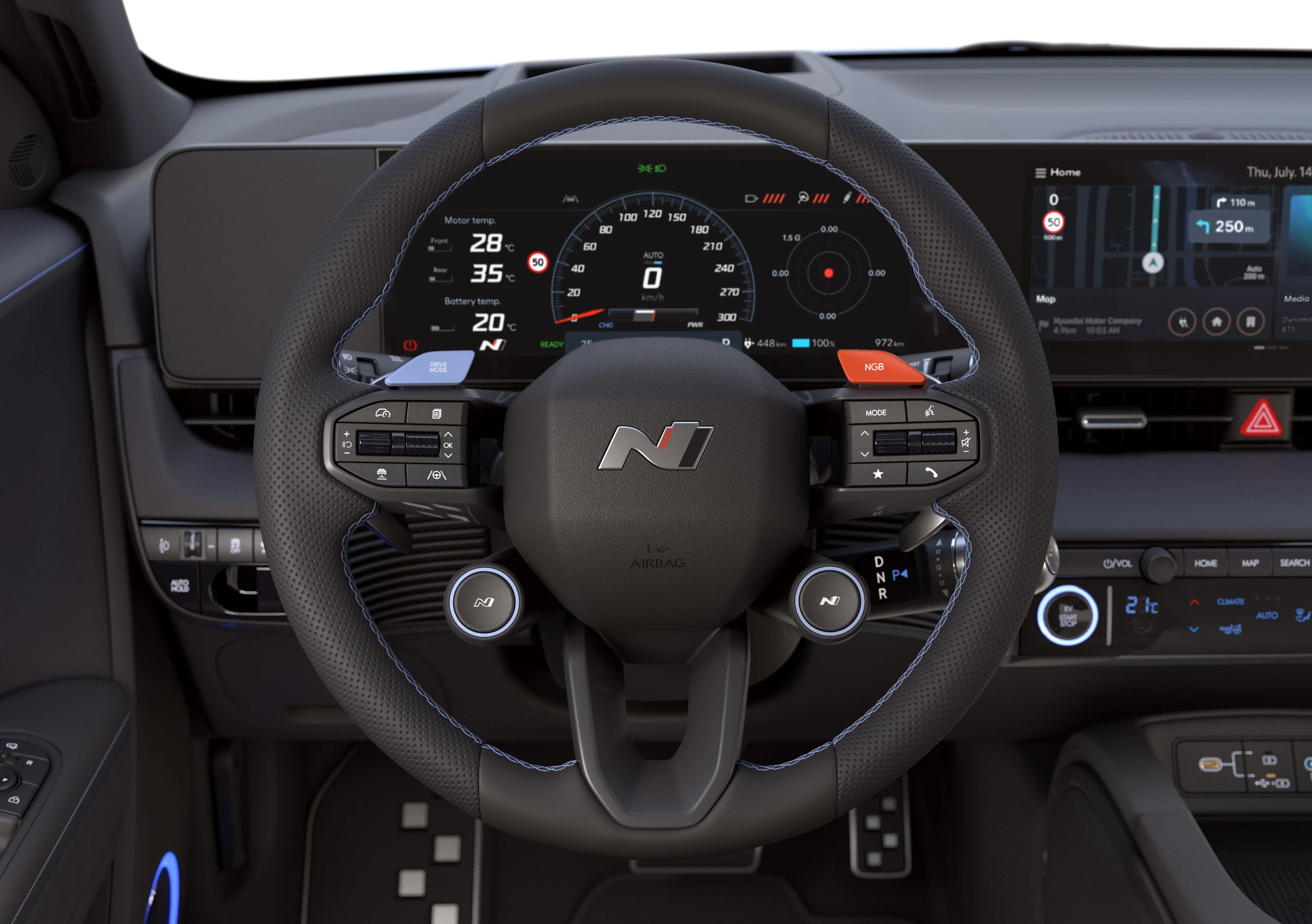 HME NE N Shot 35 Steering Wheel Straight Angle
