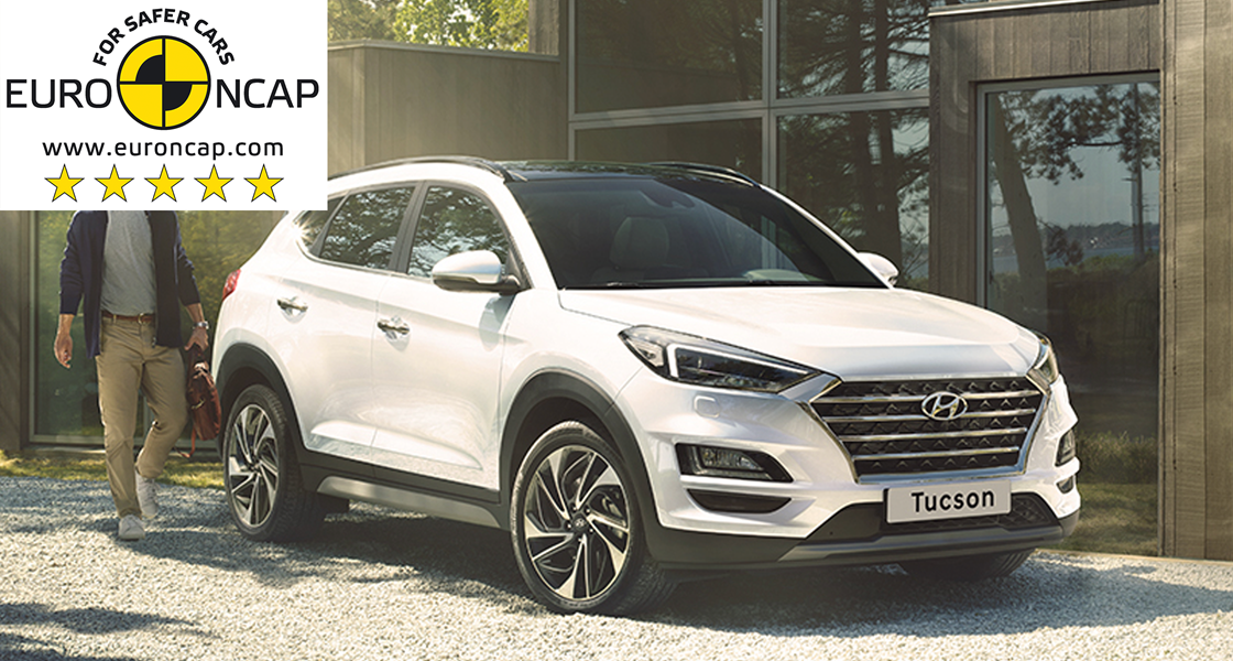 5 Euro NCAP Sterne - Hyundai Tucson