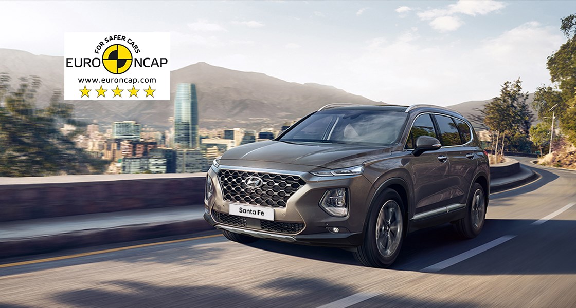 5 Euro NCAP Sterne - Hyundai Santa Fe