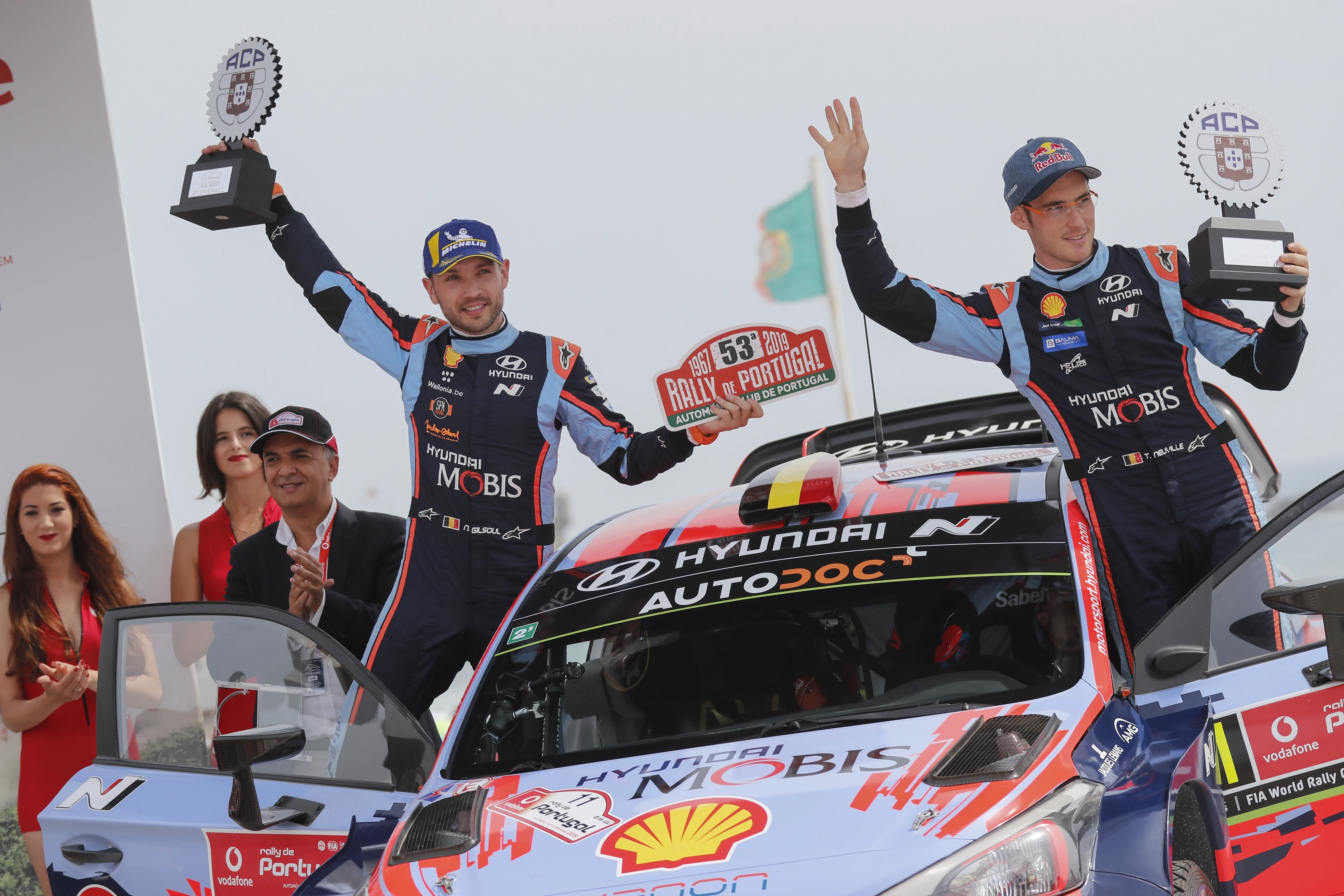 Platz 2 bei Rallye Portugal fÃ¼r das Hyundai-Team Neuville/Gilsoul