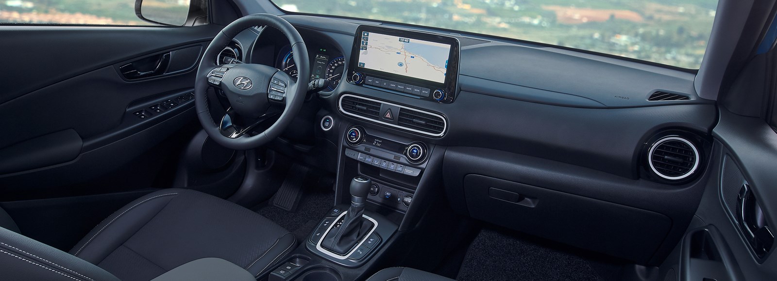 All-New Kona Hybrid interior (1)
