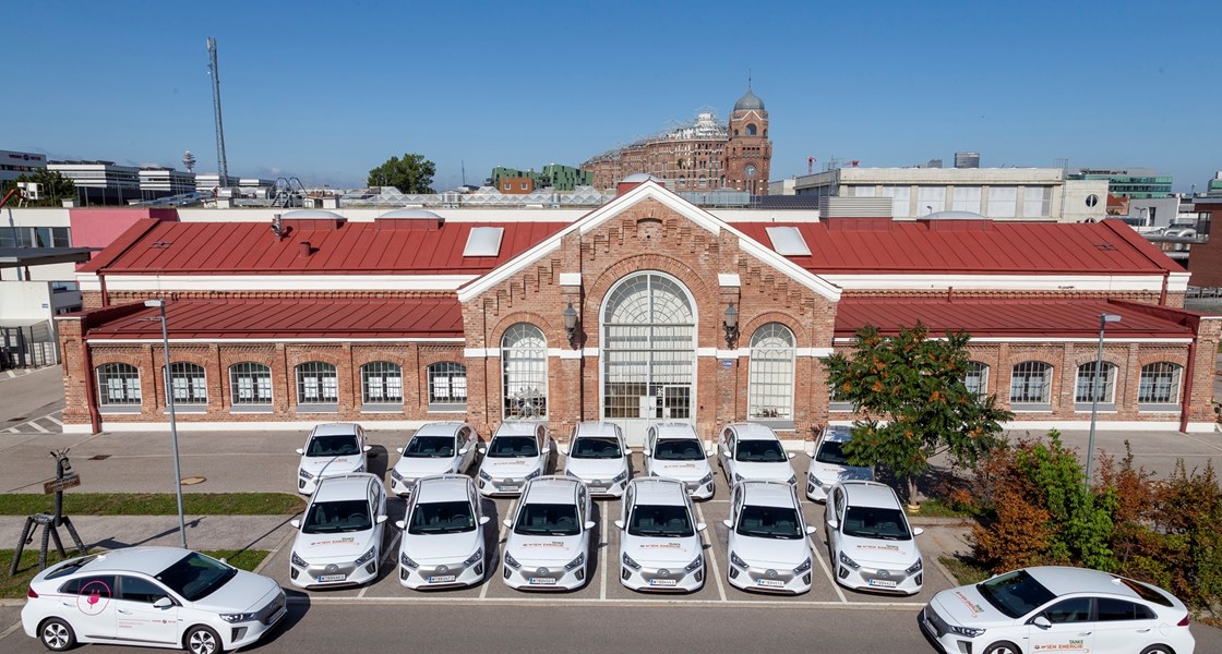 15 Hyundai IONIQ Elektro für die Wiener Netze
