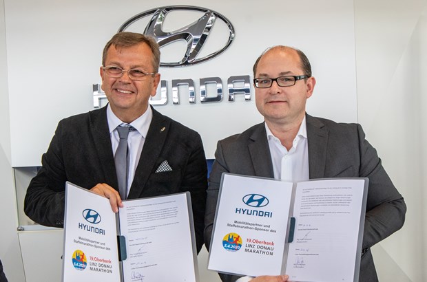 Hyundai ist Sponsor des Linz Donau Marathon