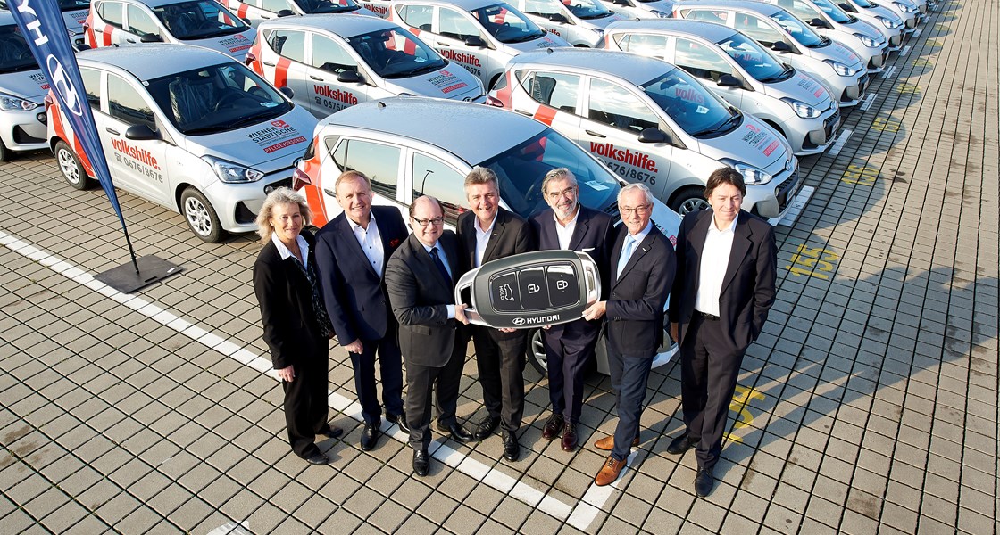 150 Hyundai i10 für die Volkshilfe NÖ