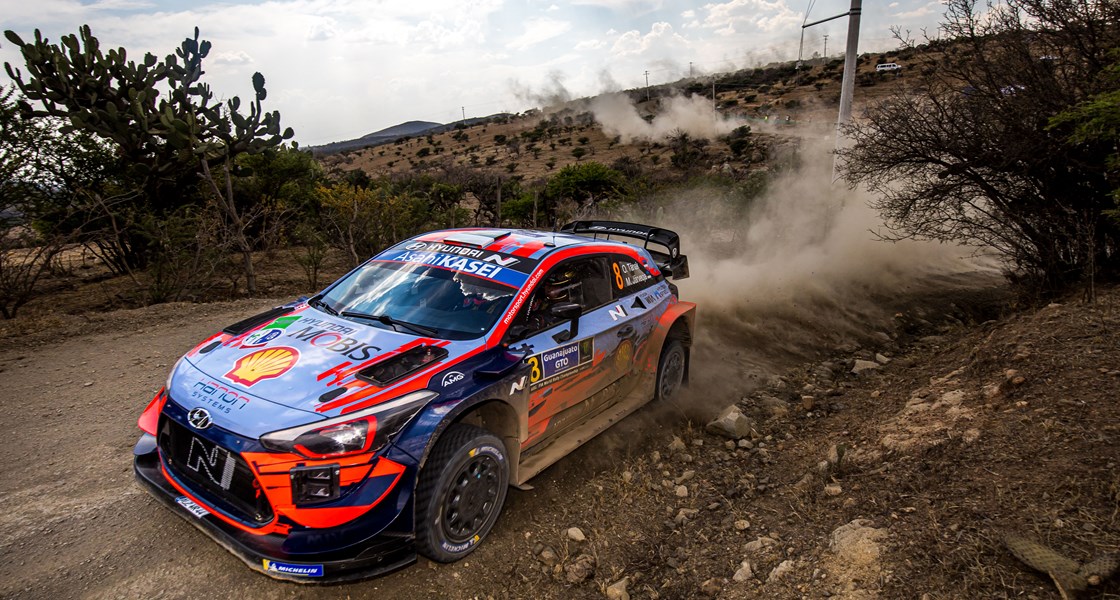 Platz 2 für Hyundai bei der Rallye Mexiko