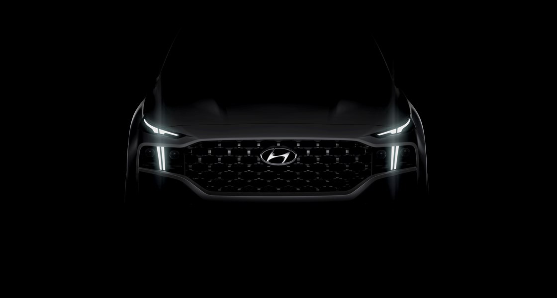 Hyundai präsentiert einen ersten Eindruck des neuen Santa Fe