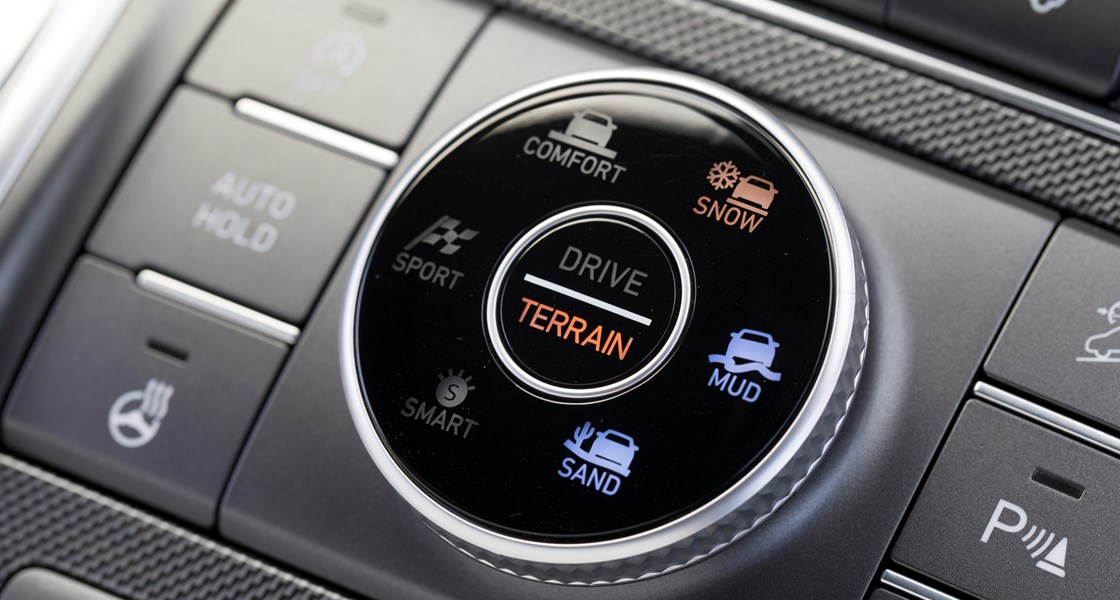 Hyundai enthüllt Terrain Mode Selector des neuen Santa Fe