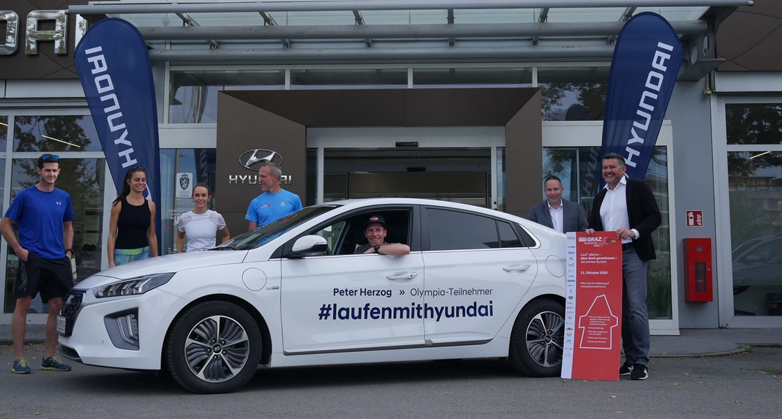 Lauftraining mit Hyundai Markenbotschafter Peter Herzog in Graz