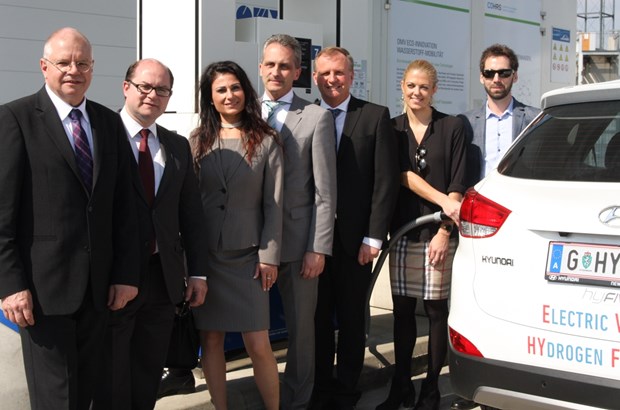 Neue OMV-Wasserstoff-Tankstelle in Graz