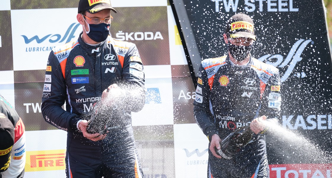 Rallye Kroatien: Platz 3, 4 & 8 für Hyundai