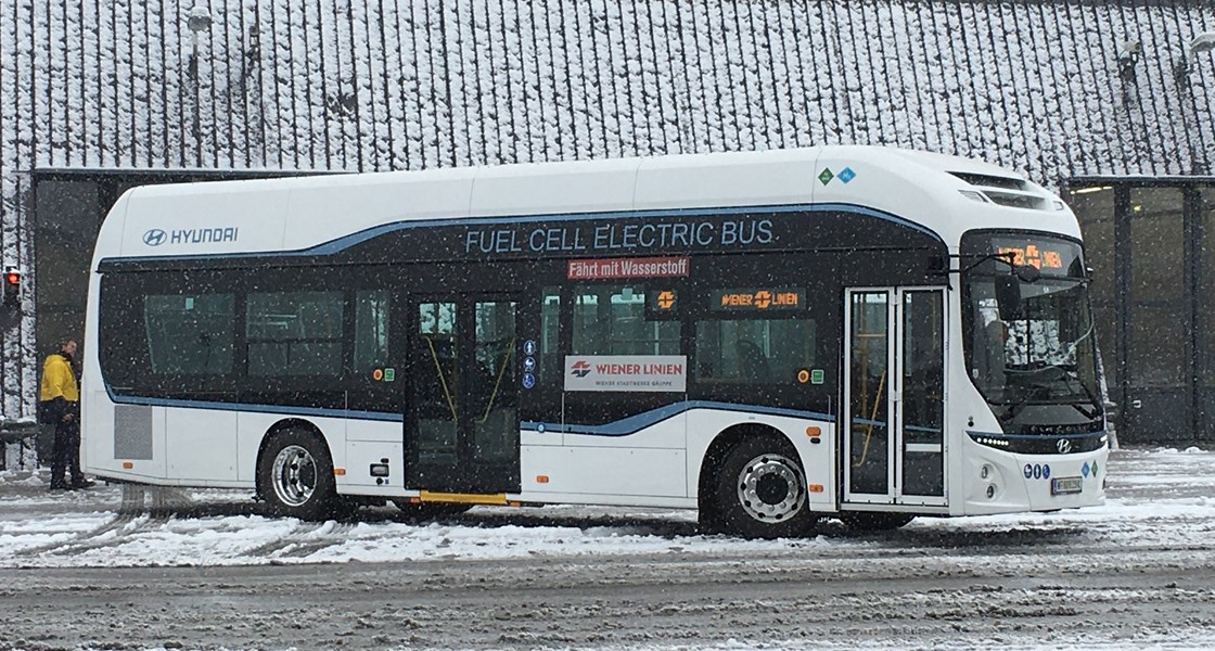 Hyundai ELEC CITY Fuel Cell: Erster Wasserstoff Stadtbus in Österreich