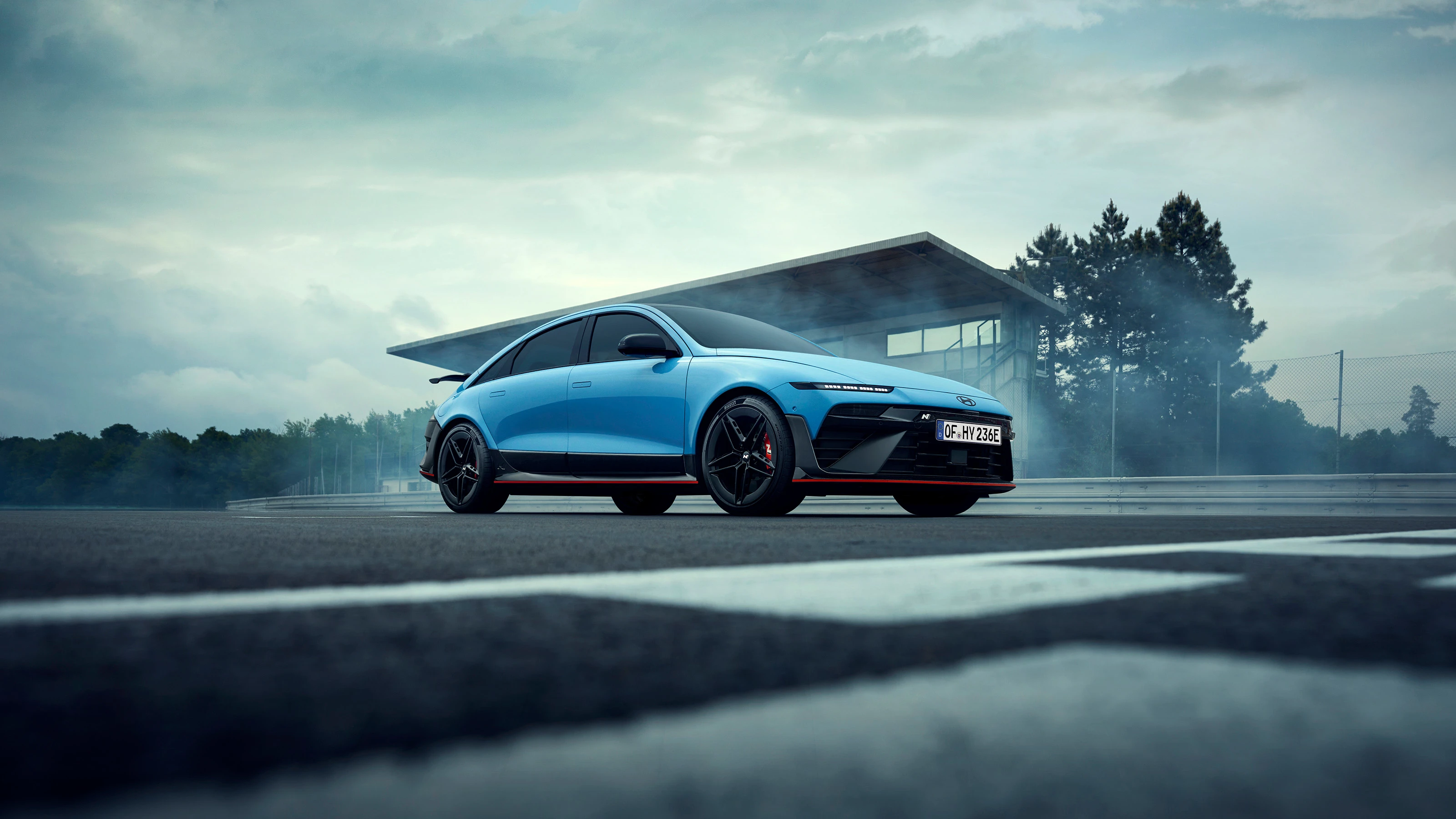 Hyundai IONIQ 6N Exterior Front Quarter 21 IONIQ 6N Low Front Quarter