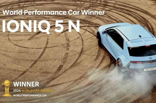 Der Hyundai IONIQ 5 N erhält den  World Performance Car Award 2024