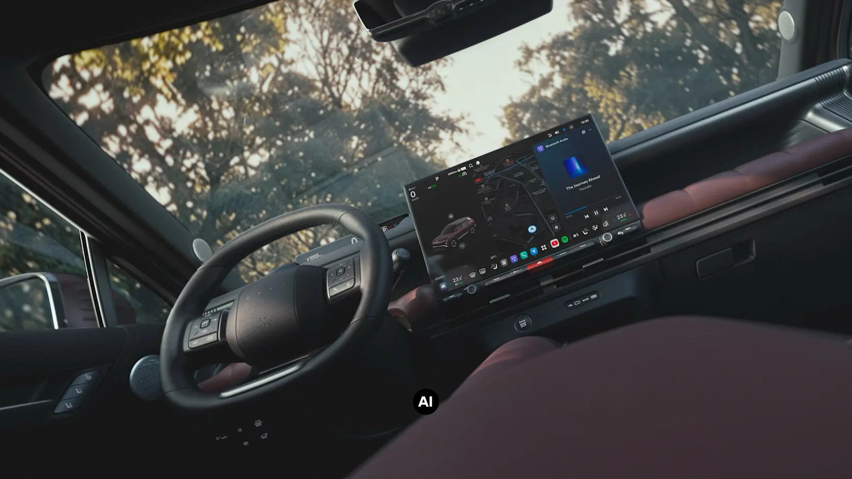 Hyundai TUCSON Interior Pleos Connectivity AI