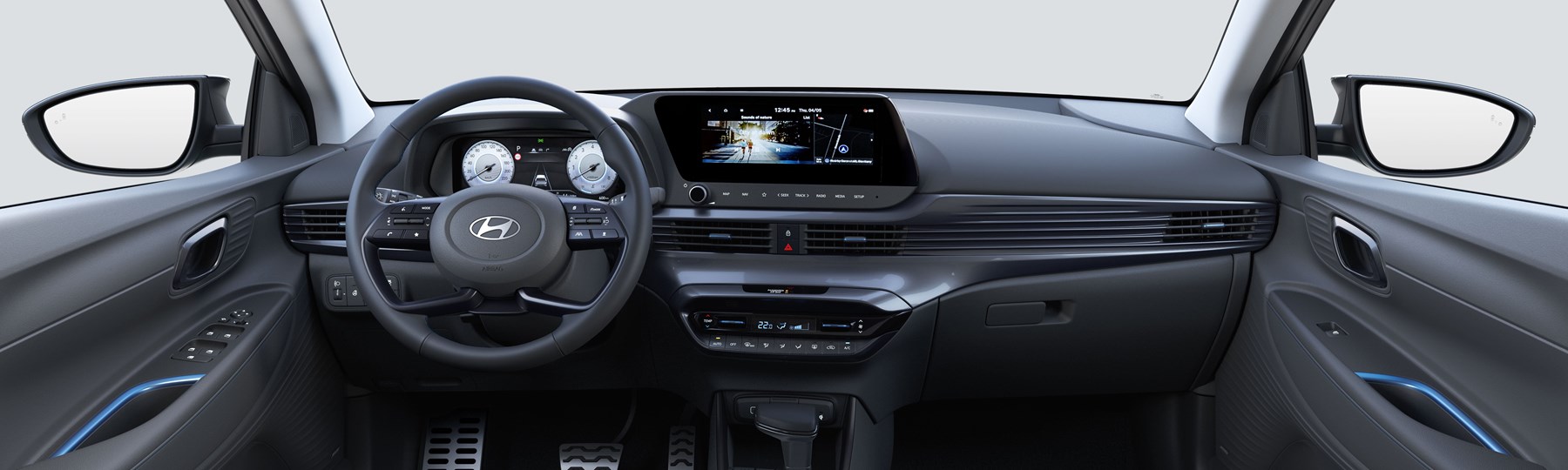 Hyundai BAYON 2024 Interior SHOT07 Full Dashboard Straight Angle edit