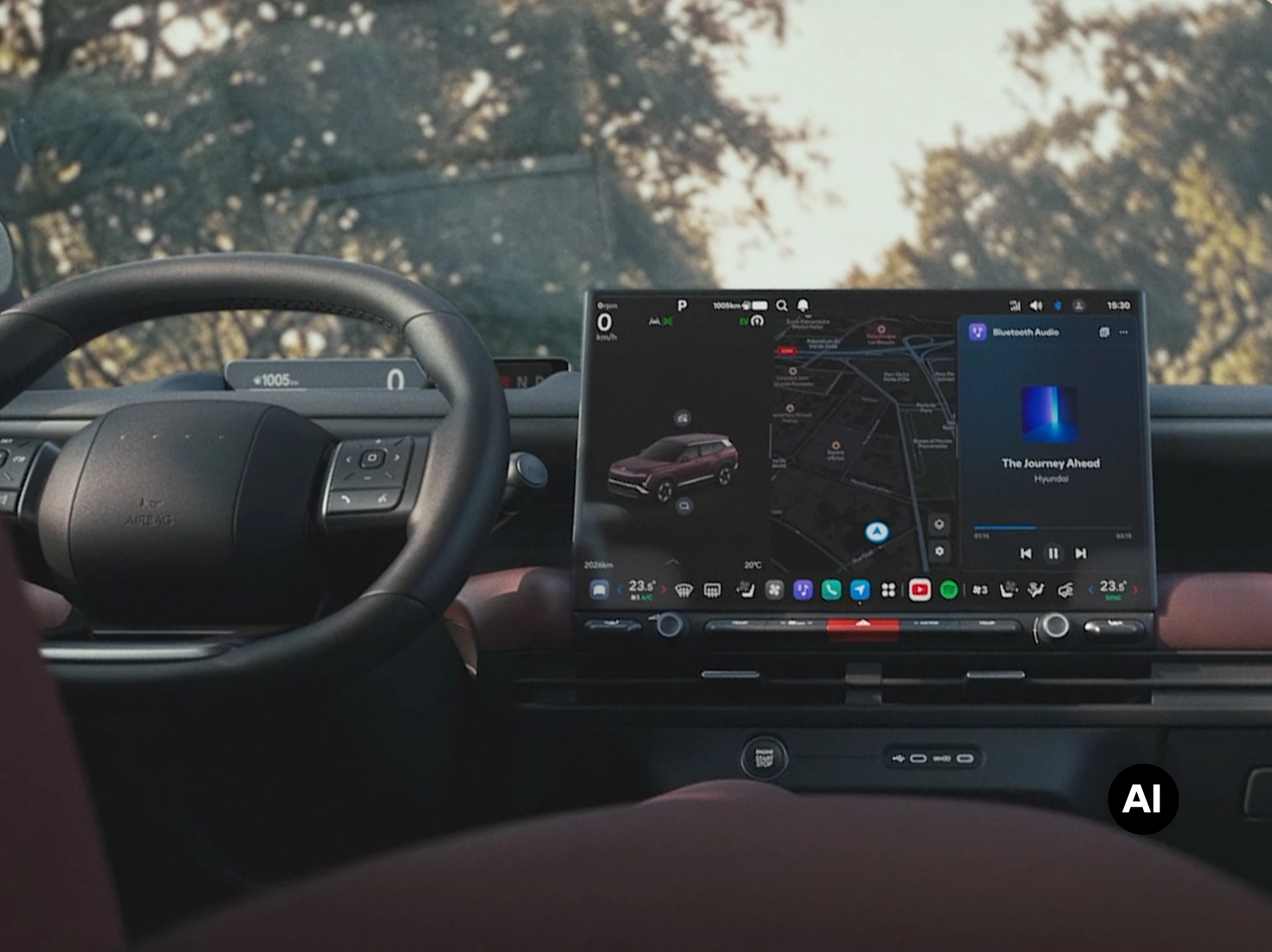 Hyundai TUCSON Interior Pleos Screen AI