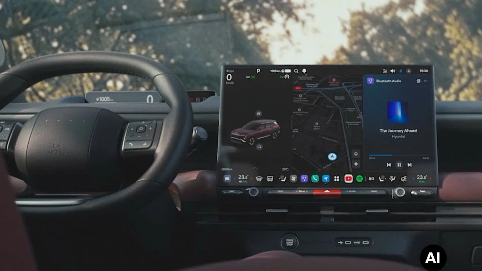 Hyundai TUCSON Interior Pleos Screen AI
