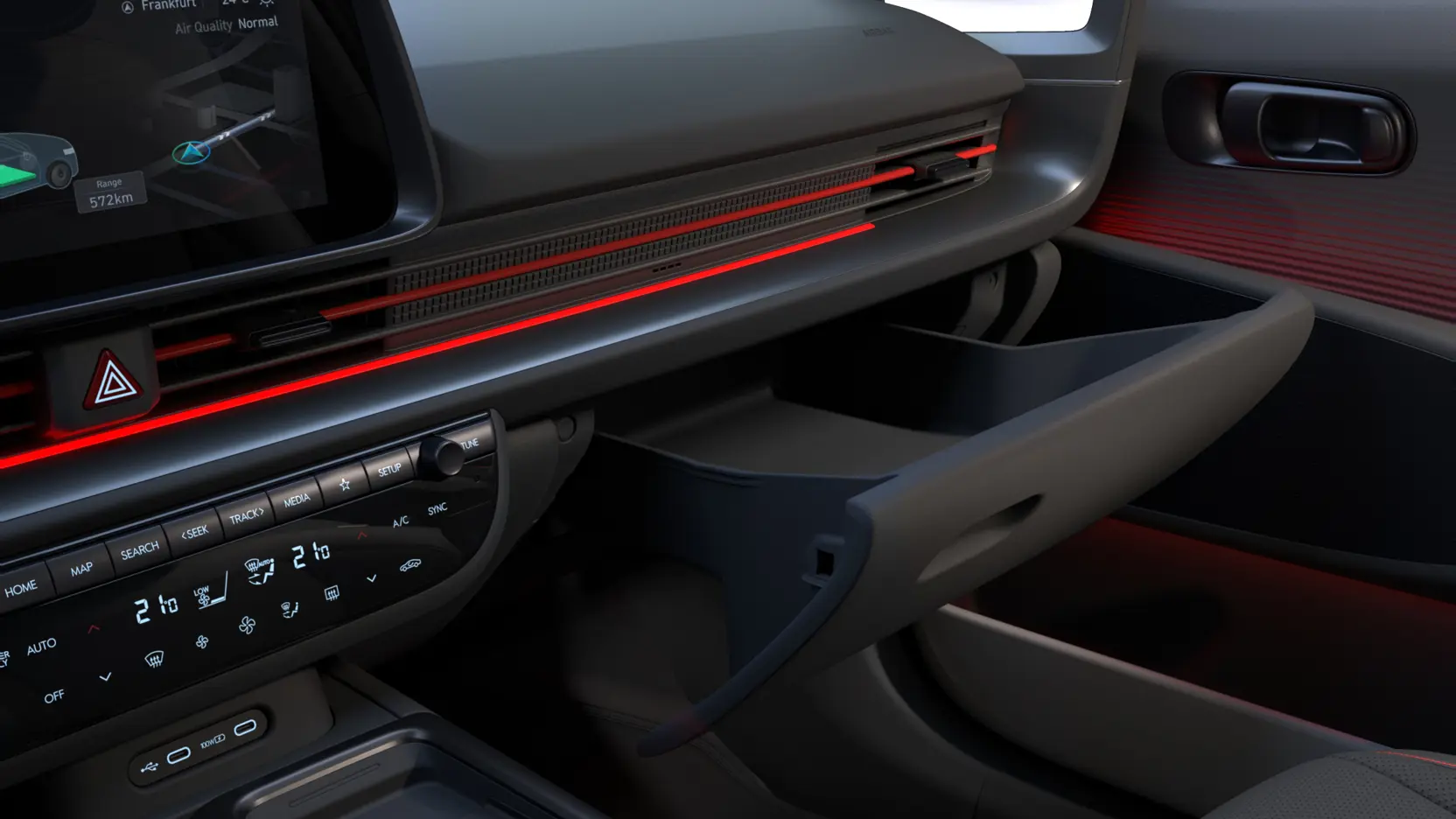 HME CE FL NLINE PI SHOT66 Glovebox Open