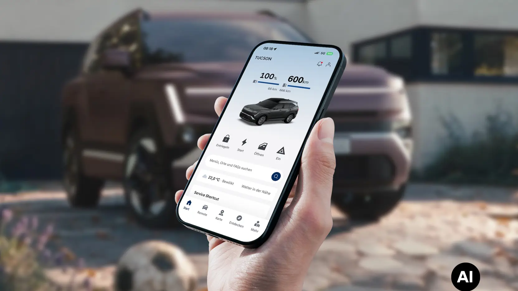 Hyundai TUCSON Myhyundai App AI