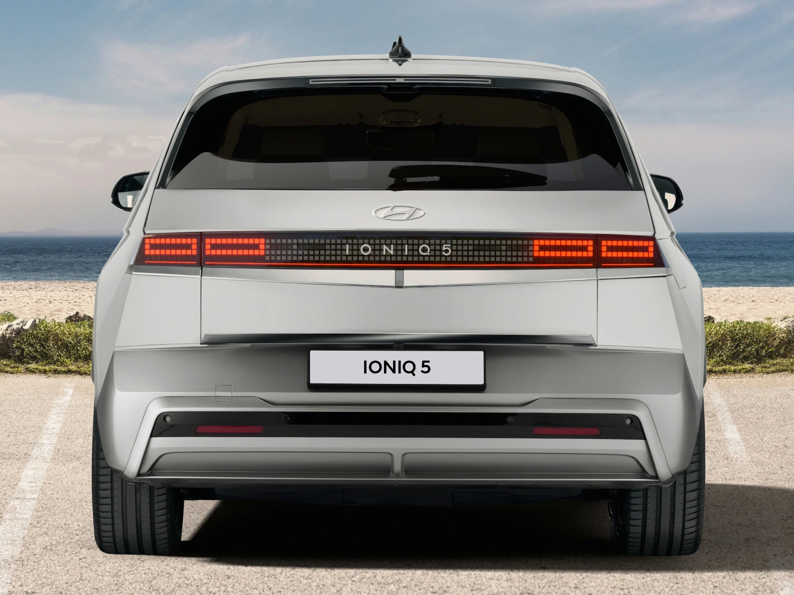 IONIQ 5 Heckklappenzierleiste, Schwarz