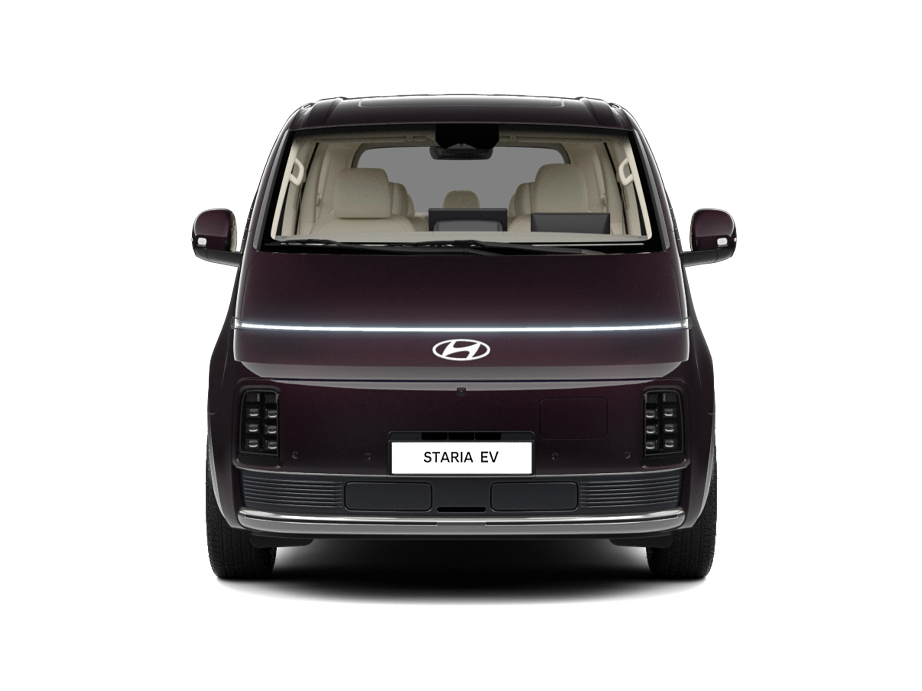Hyundai STARIA Electric Front Maroon Pearl 4X3