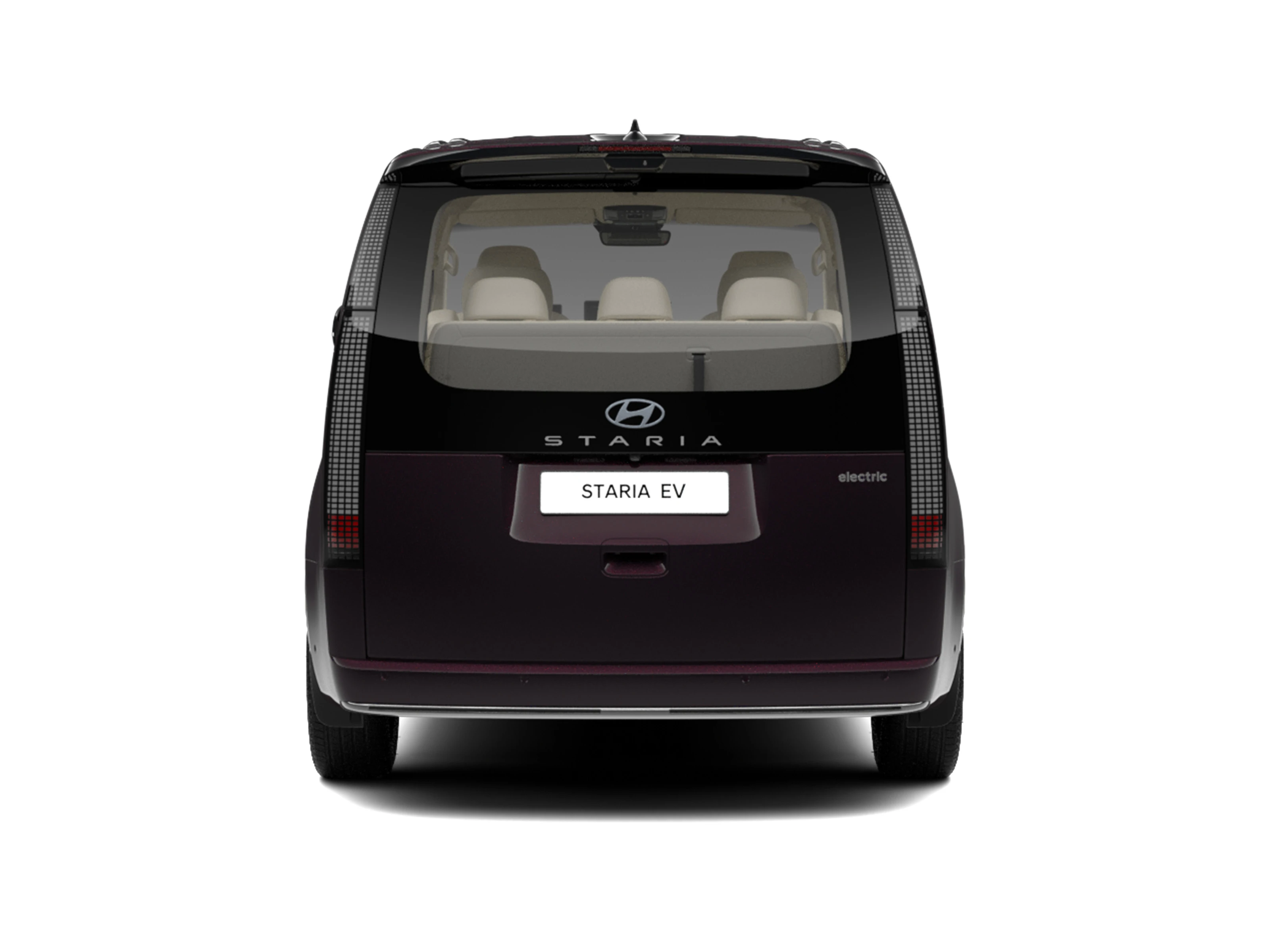Hyundai STARIA Electric Rear Maroon Pearl 4X3