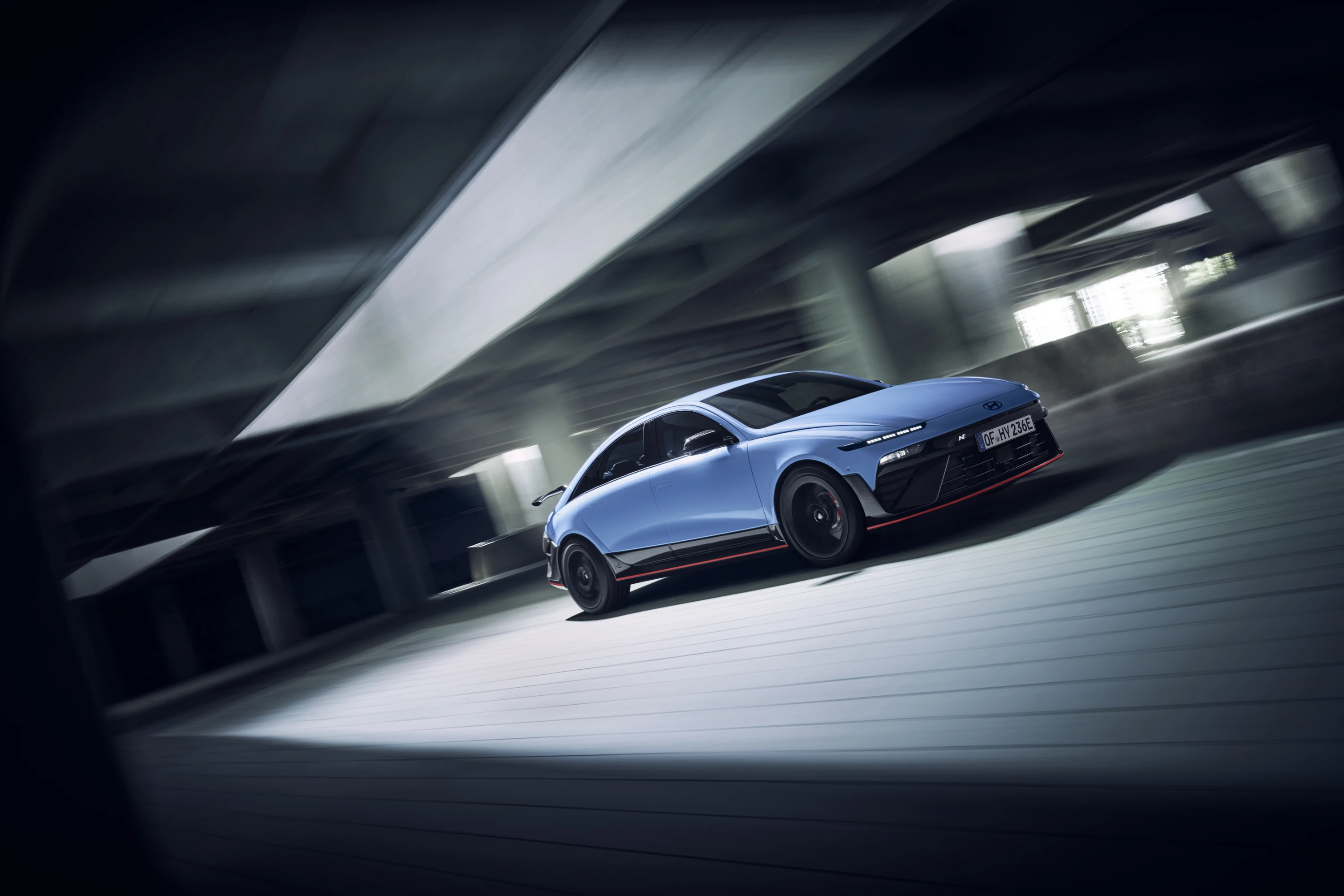 03 IONIQ 6 N Driving Front Quarter