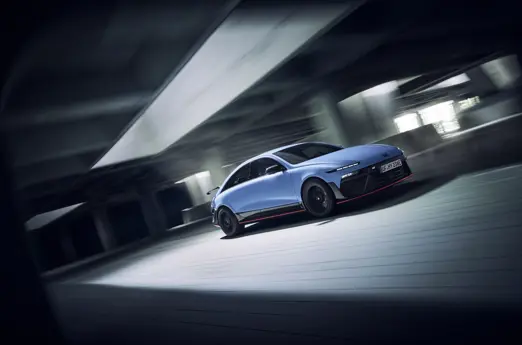03 IONIQ 6 N Driving Front Quarter