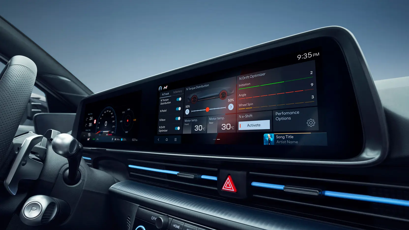 Hyundai IONIQ 6N Interior Cluster 14 IONIQ 6N Studio Interior Cluster