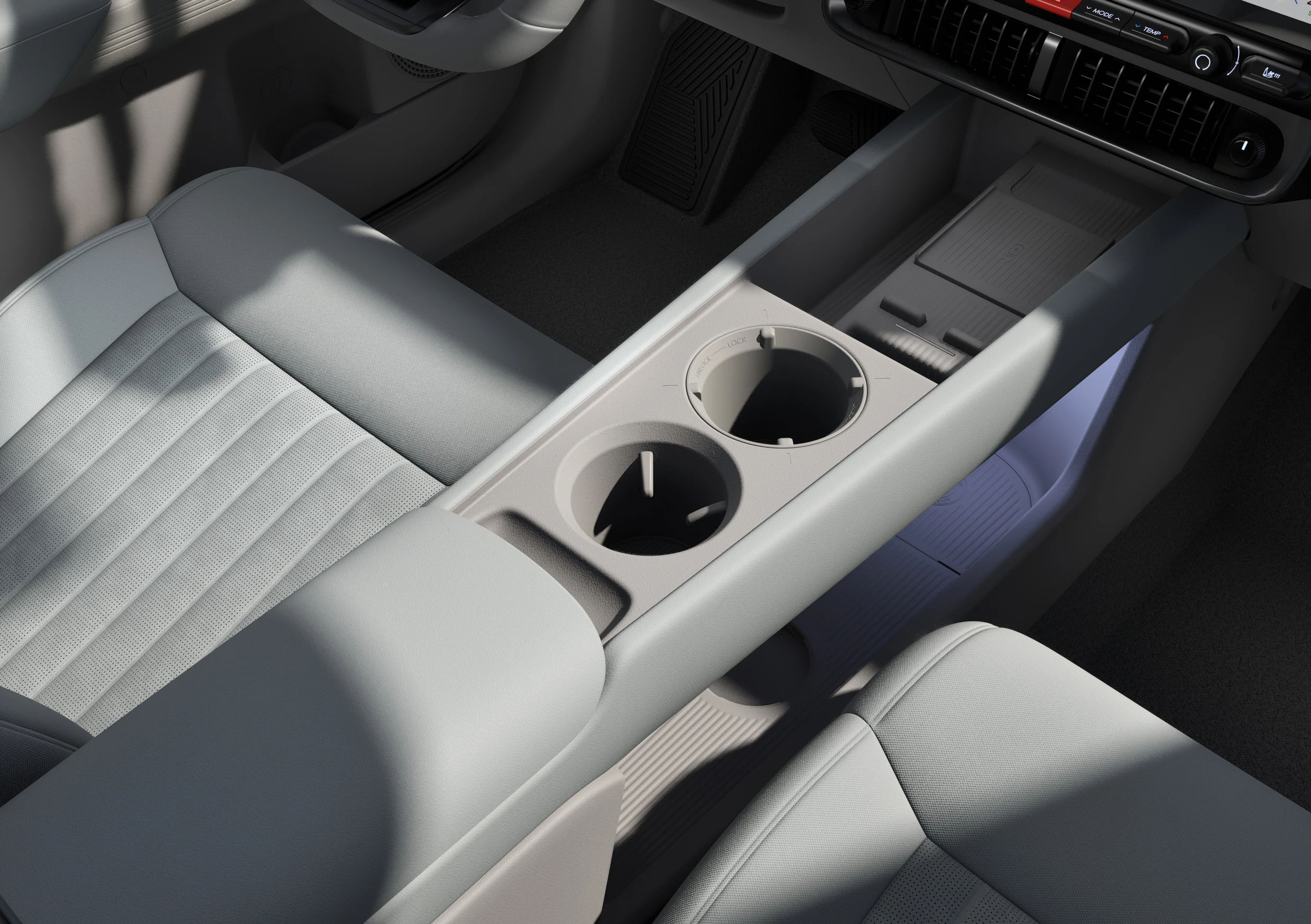 Hyundai IONIQ 3 Basis MY27 INT SHOT026 Middleconsole