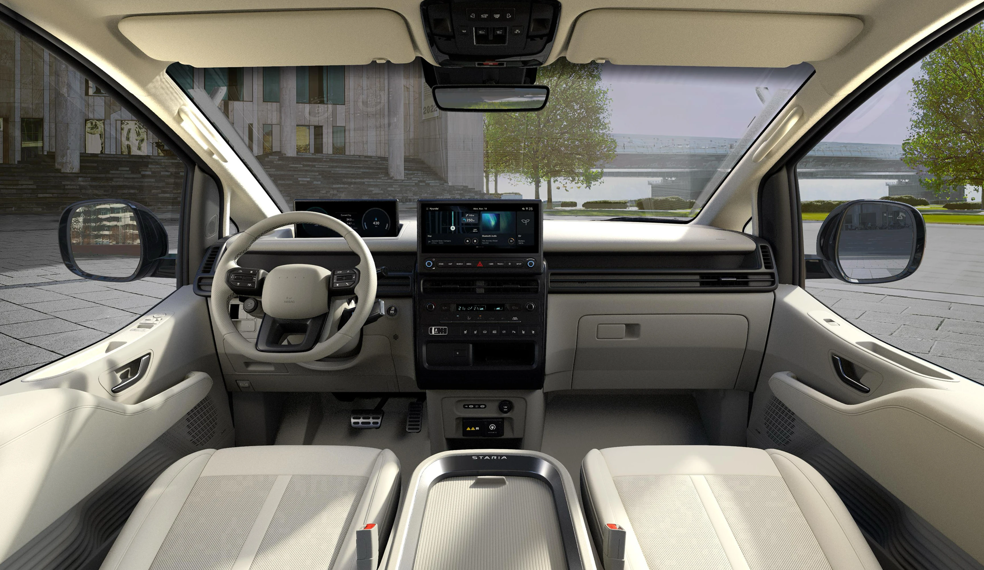 Hyundai STARIA Electric Interior Cockpit Hero Image 01