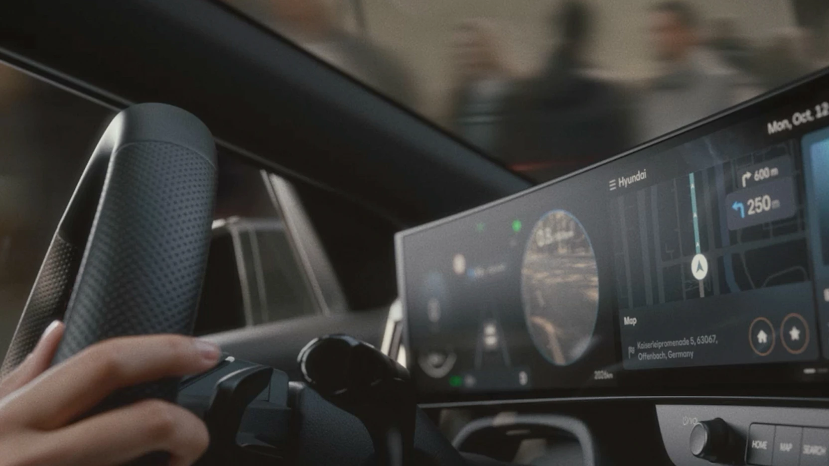 Hyundai BAYON Interior Display Cutting Edge Safety AI