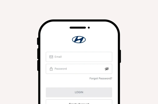 Hyundai Myhyundai App Create Account Smartphone Background Light Sand (1)
