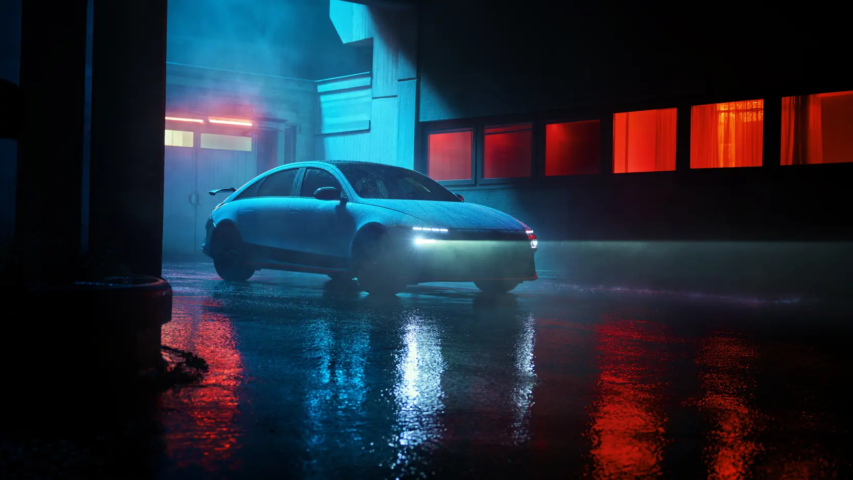 31 IONIQ 6 N Night Front Quarter