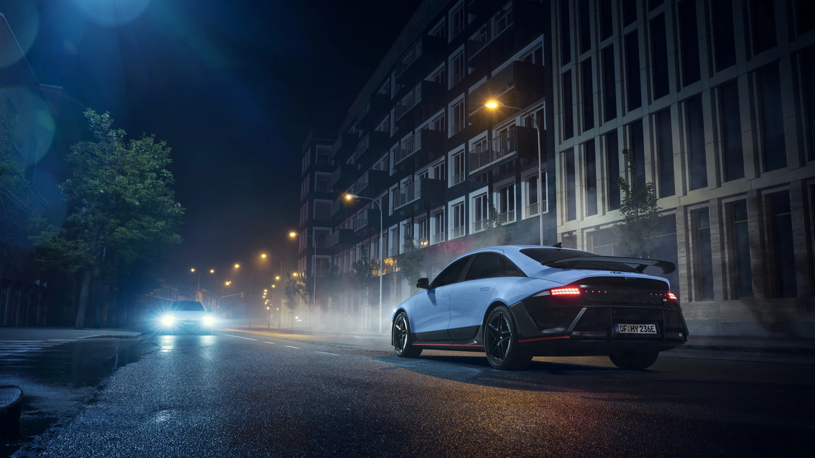 29 IONIQ 6 N Night Rear Quarter