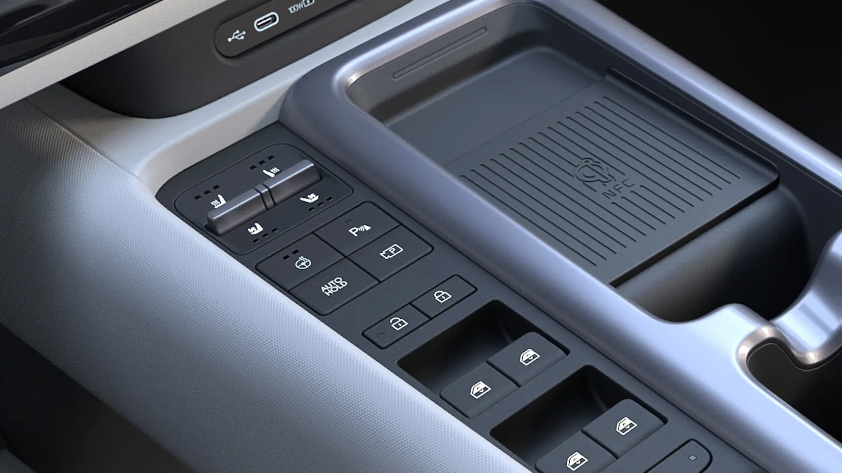 Hyundai IONIQ6 Interior SHOT18 Center Console