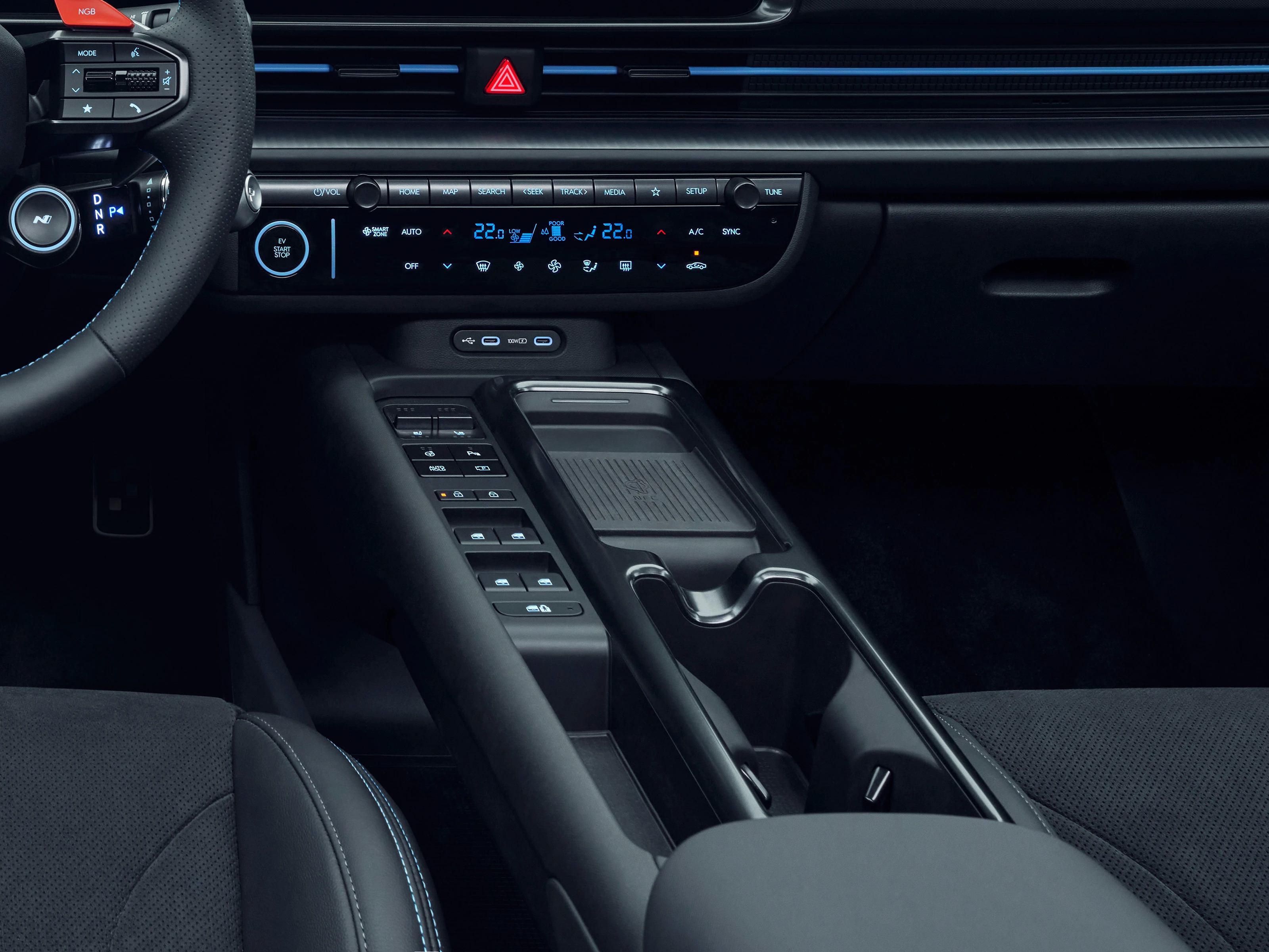 Hyundai IONIQ 6N Interior Centre Console 33 IONIQ 6N Interior Front Centre Console